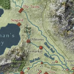 House of the Dragon Map of Westeros & Essos